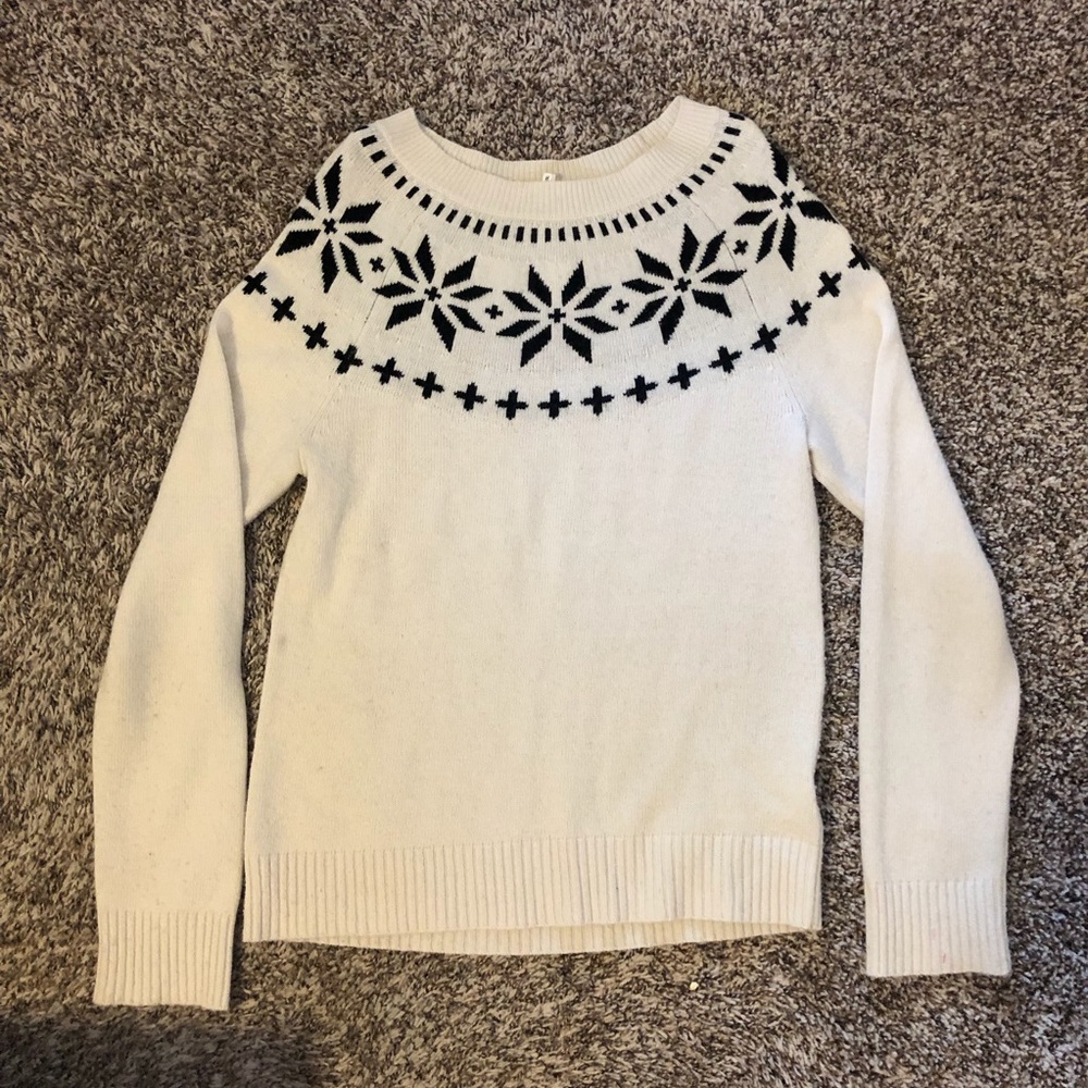 Cream J. Crew Sweater